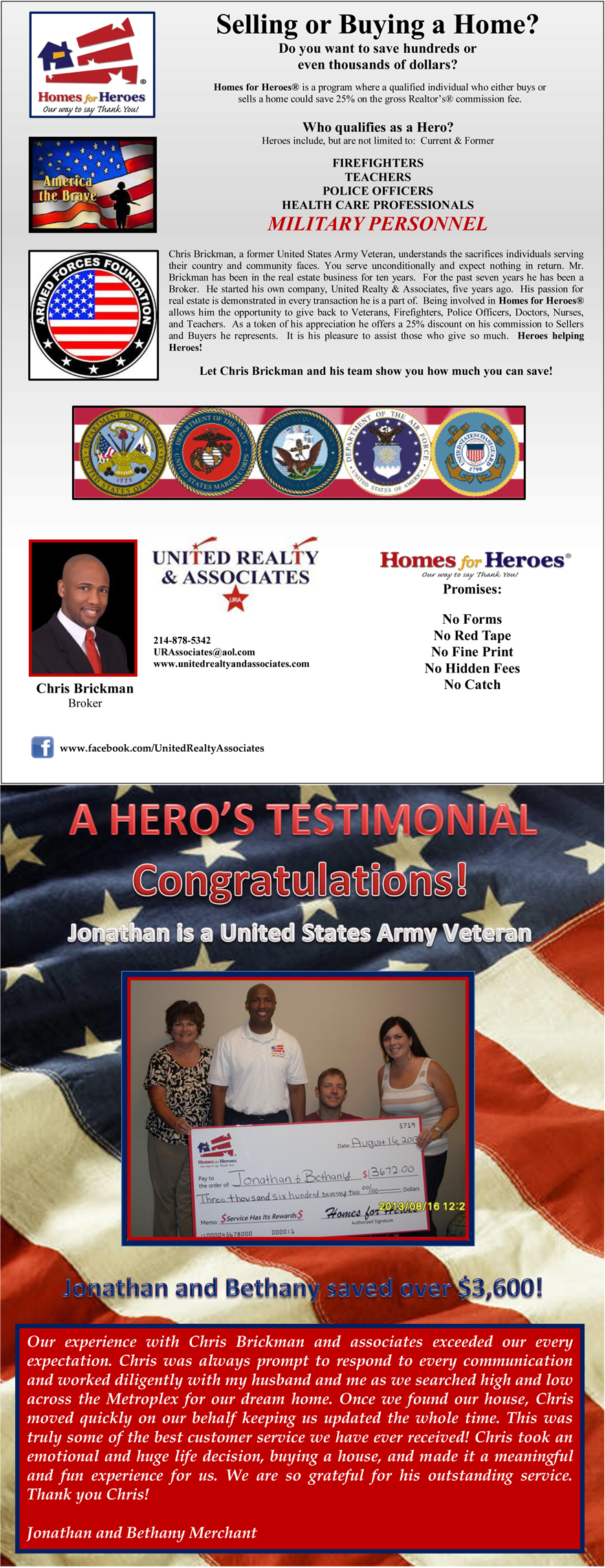 Homes for Heroes Military Personnel