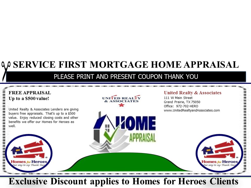 Home Appraisal Coupon